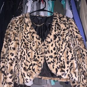 Bebe Leopard Jacket